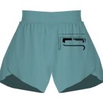 Ladies Flowy Overlay Shorts Thumbnail