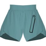 Ladies Flowy Overlay Shorts Thumbnail