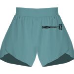 Ladies Flowy Overlay Shorts Thumbnail