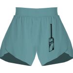 Ladies Flowy Overlay Shorts Thumbnail