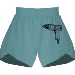 Ladies Flowy Overlay Shorts Thumbnail