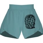 Ladies Flowy Overlay Shorts Thumbnail