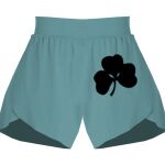 Ladies Flowy Overlay Shorts Thumbnail