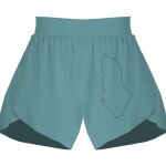 Ladies Flowy Overlay Shorts Thumbnail