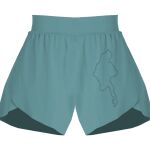 Ladies Flowy Overlay Shorts Thumbnail