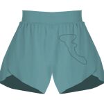 Ladies Flowy Overlay Shorts Thumbnail