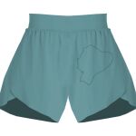 Ladies Flowy Overlay Shorts Thumbnail