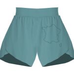 Ladies Flowy Overlay Shorts Thumbnail