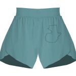 Ladies Flowy Overlay Shorts Thumbnail