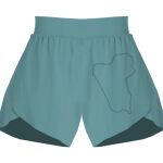 Ladies Flowy Overlay Shorts Thumbnail