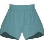 Ladies Flowy Overlay Shorts Thumbnail