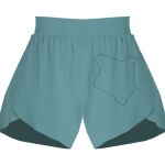 Ladies Flowy Overlay Shorts Thumbnail