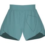 Ladies Flowy Overlay Shorts Thumbnail