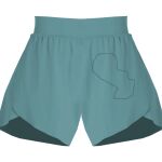 Ladies Flowy Overlay Shorts Thumbnail