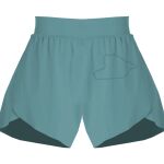 Ladies Flowy Overlay Shorts Thumbnail