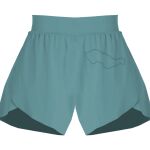 Ladies Flowy Overlay Shorts Thumbnail