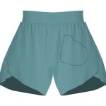 Ladies Flowy Overlay Shorts Thumbnail