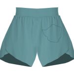 Ladies Flowy Overlay Shorts Thumbnail