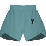 Ladies Flowy Overlay Shorts Thumbnail