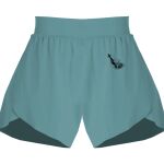 Ladies Flowy Overlay Shorts Thumbnail