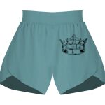 Ladies Flowy Overlay Shorts Thumbnail