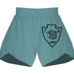 Ladies Flowy Overlay Shorts Thumbnail