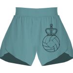 Ladies Flowy Overlay Shorts Thumbnail