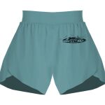 Ladies Flowy Overlay Shorts Thumbnail