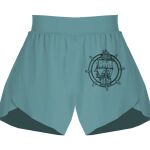 Ladies Flowy Overlay Shorts Thumbnail