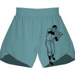 Ladies Flowy Overlay Shorts Thumbnail