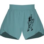 Ladies Flowy Overlay Shorts Thumbnail