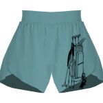 Ladies Flowy Overlay Shorts Thumbnail