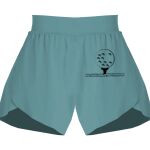 Ladies Flowy Overlay Shorts Thumbnail