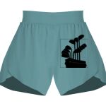 Ladies Flowy Overlay Shorts Thumbnail