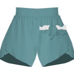 Ladies Flowy Overlay Shorts Thumbnail