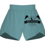 Ladies Flowy Overlay Shorts Thumbnail