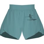 Ladies Flowy Overlay Shorts Thumbnail