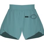 Ladies Flowy Overlay Shorts Thumbnail