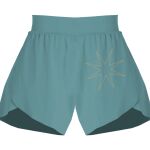 Ladies Flowy Overlay Shorts Thumbnail