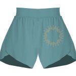 Ladies Flowy Overlay Shorts Thumbnail