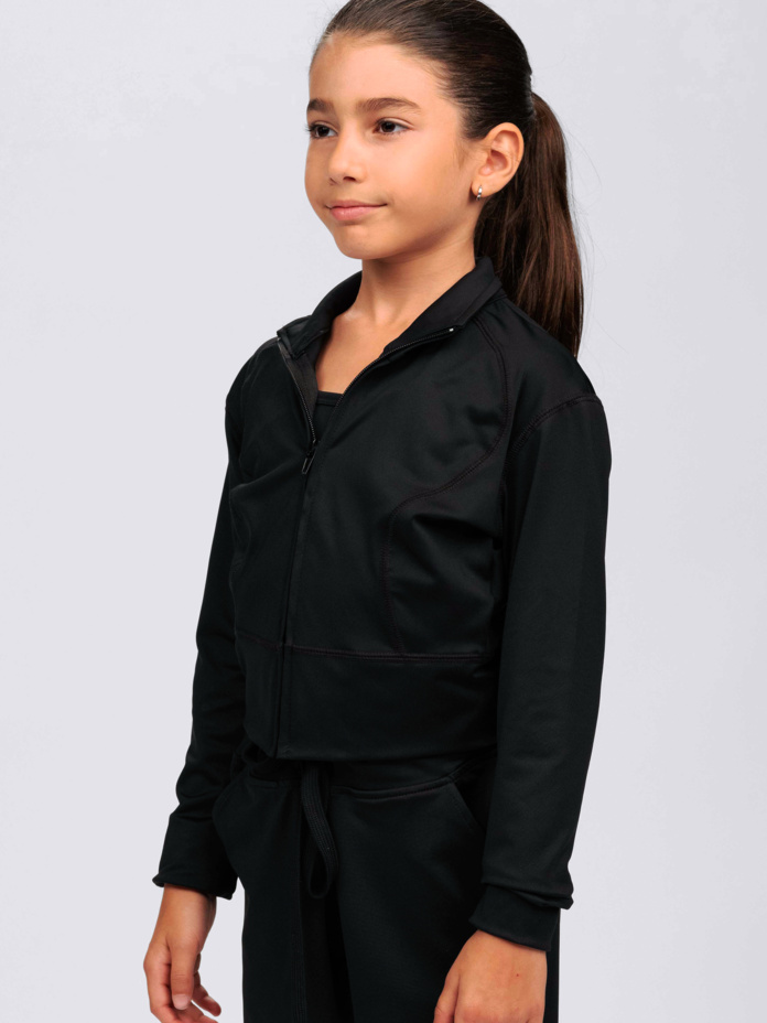 Studio Essentials Girls Cropped Omega Jacket Thumbnail