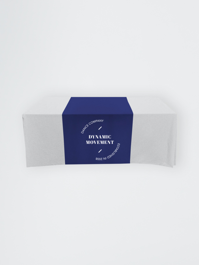 Polycotton Twill Table Runner - 30x90, Covers Front, Top and Back Thumbnail