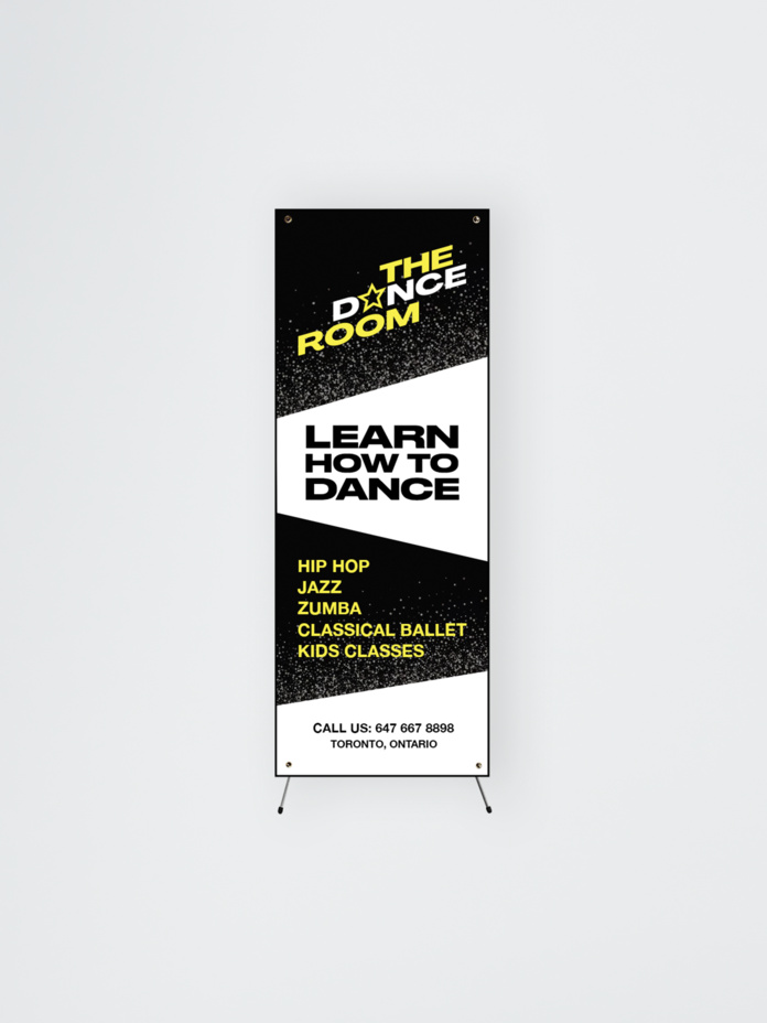Advertising Banner - 23" x 64" Thumbnail