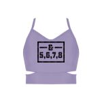 Ladies Cutout Detail Crop Top Thumbnail