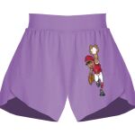 Girls Flowy Overlay Shorts Thumbnail