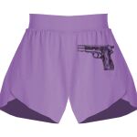 Girls Flowy Overlay Shorts Thumbnail