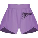 Girls Flowy Overlay Shorts Thumbnail