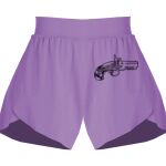 Girls Flowy Overlay Shorts Thumbnail