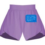 Girls Flowy Overlay Shorts Thumbnail