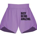 Girls Flowy Overlay Shorts Thumbnail